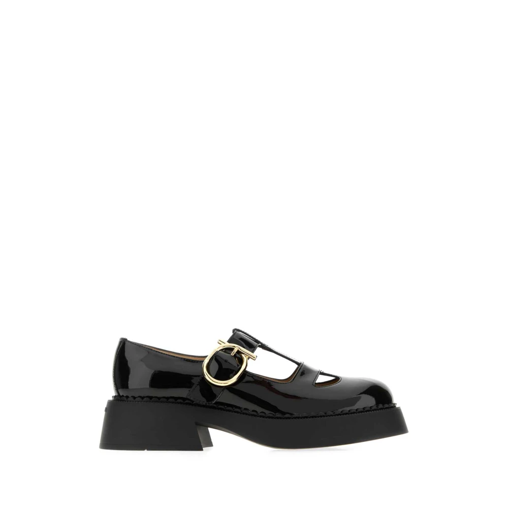 Ferragamo Women's Black Loafers - Loafers - 6 1/2 Uk - Shoes