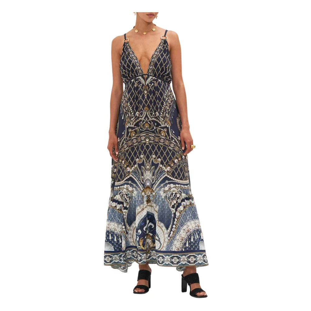 Camilla Elegante Jurk met Hardware Multicolor Dames