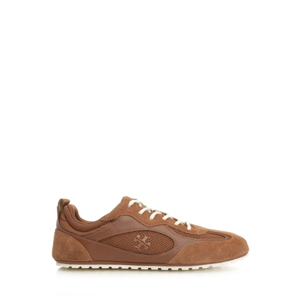 Tory Burch Field Sneaker Dames Schoenen Bruin