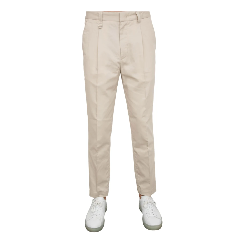 Paolo Pecora Beige Stoffen Broek Beige Heren