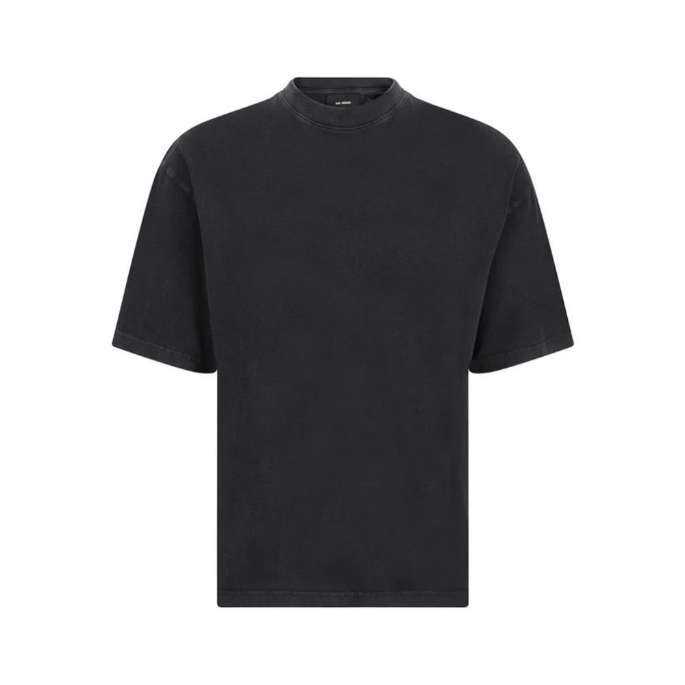 Axel Arigato Premium Katoenen Oversized Typo T-Shirt Gray Heren
