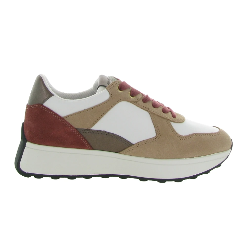 Geox Amabelle Damesschoenen Stijlvol D4600A Dames Schoenen Bruin