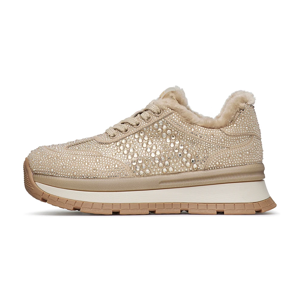 Loriblu Platform Sneaker Dames Schoenen Beige