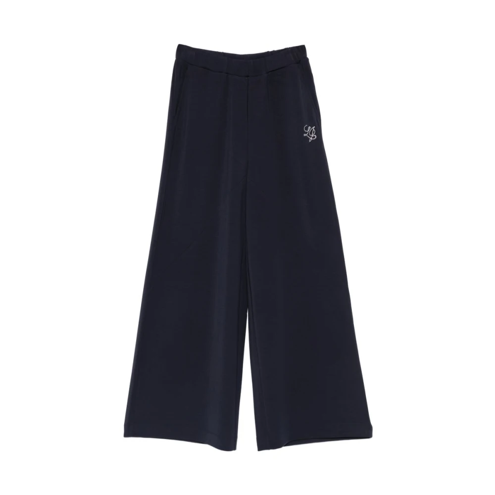 Liu Jo Women's Blue Wide Trousers