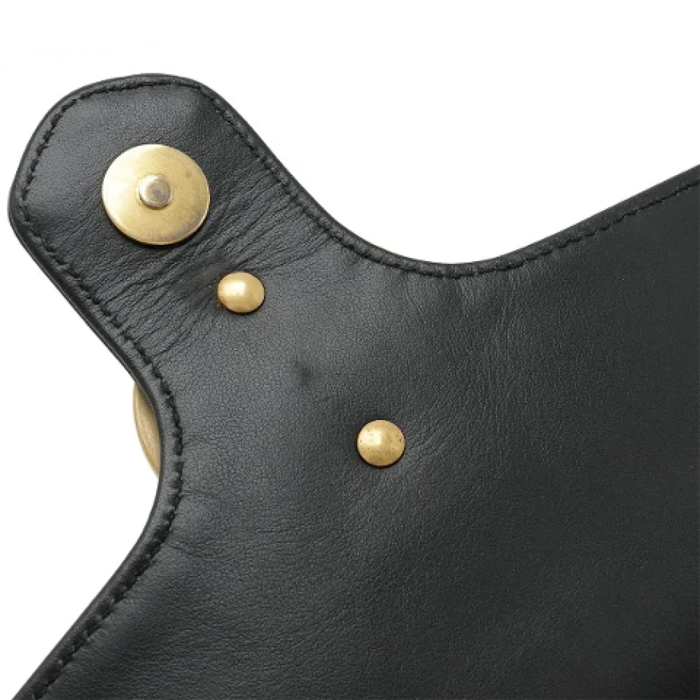 Gucci Vintage Pre-owned Leather handbags Black Dames