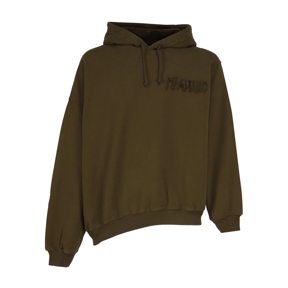 Magliano Bruine Logo Sweatshirt met Capuchon Brown Heren