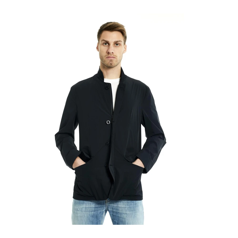 Gimo's Heren Stoffen Jas Blue Heren