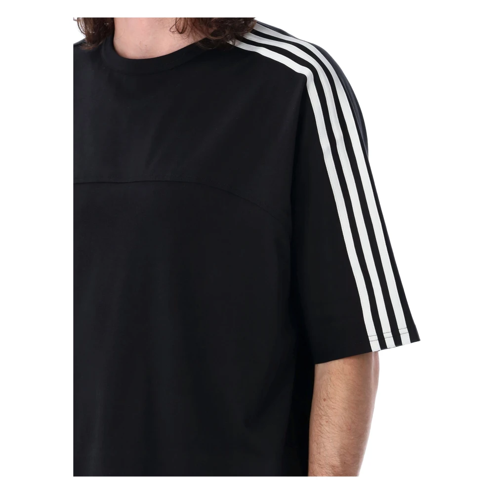Y-3 Gestreept T-shirt voor een stijlvolle look Black Heren