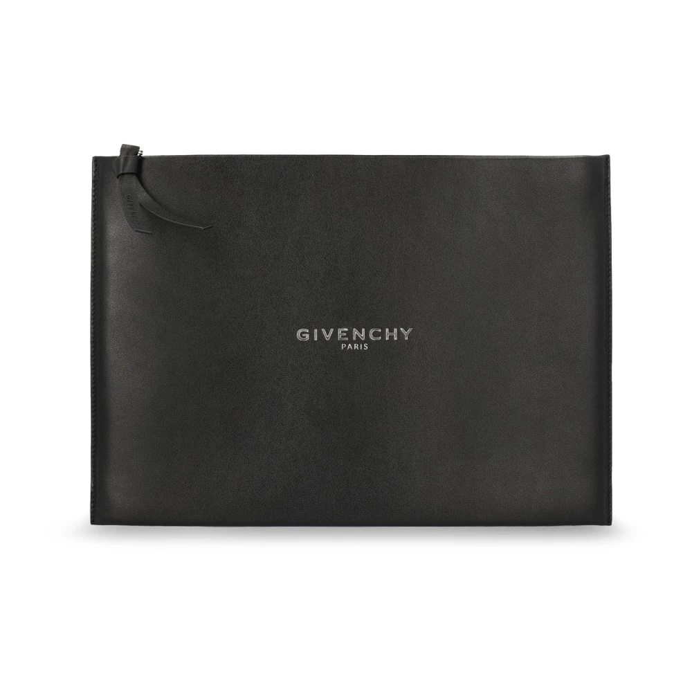 Givenchy Men's Black Laptop Bags & Cases, One Size, Antigona Stamped Large Pouch