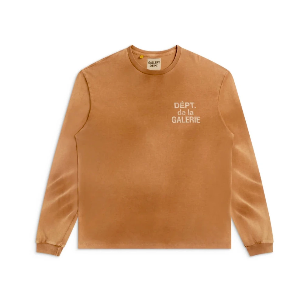 Gallery Dept. Franse Longsleeve 'Cocoa' Vintage Wassen Brown Heren