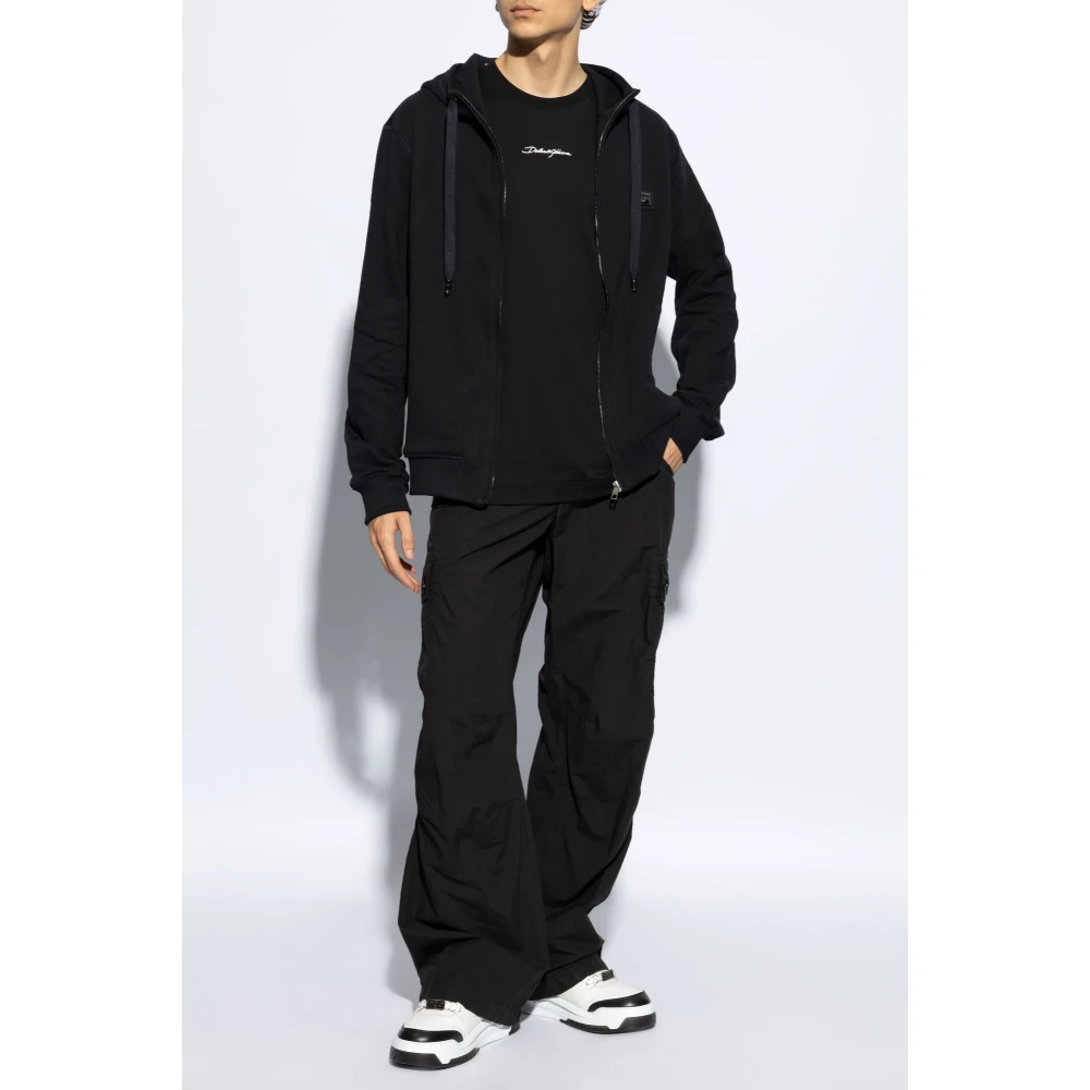 Dolce & Gabbana Broek met zakken Black Heren