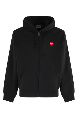 sweat-a-capuche-hooded-heart-ii-noir