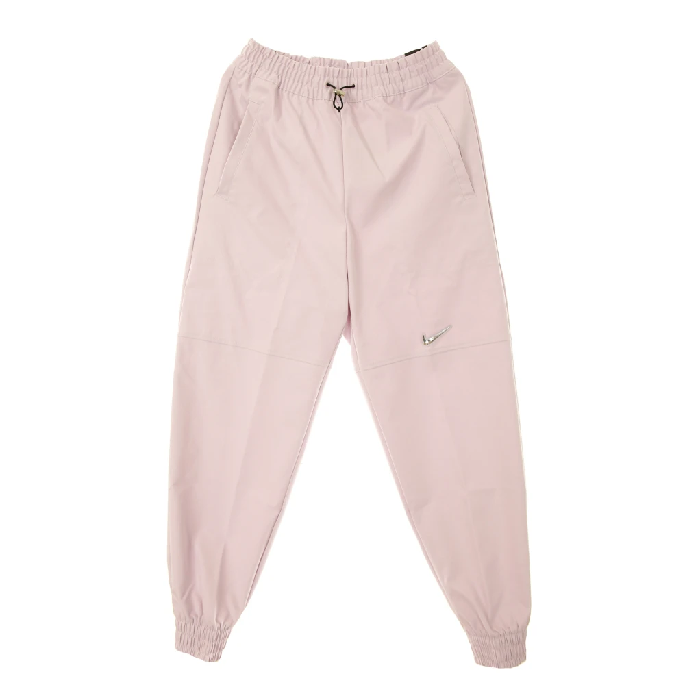 Nike Hoge Taille Geweven Lange Broek Pink Dames