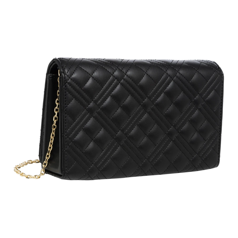 Love Moschino Stijlvolle Schoudertas met Magneetsluiting Black Dames