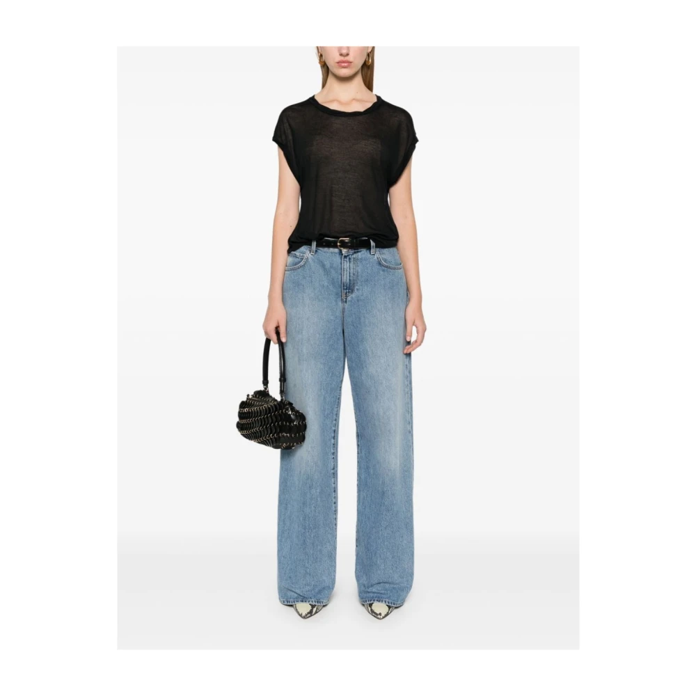 majestic filatures Zwarte Sweater Collectie Black Dames