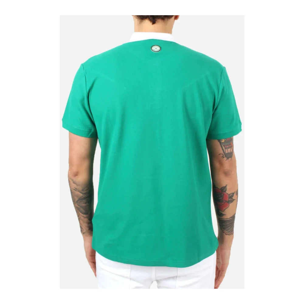 John Richmond Heren Wimbledon Polo Shirt Green Heren