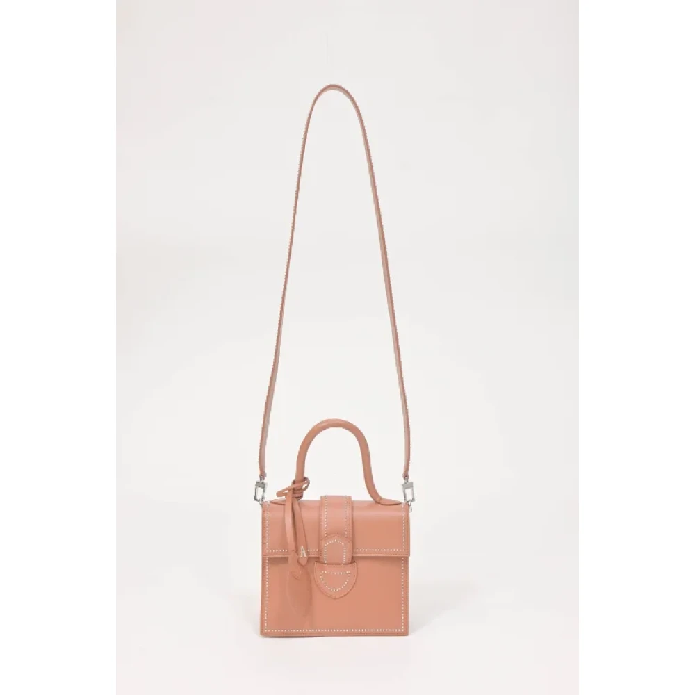 Alaïa Pre-owned Leather handbags Brown Dames