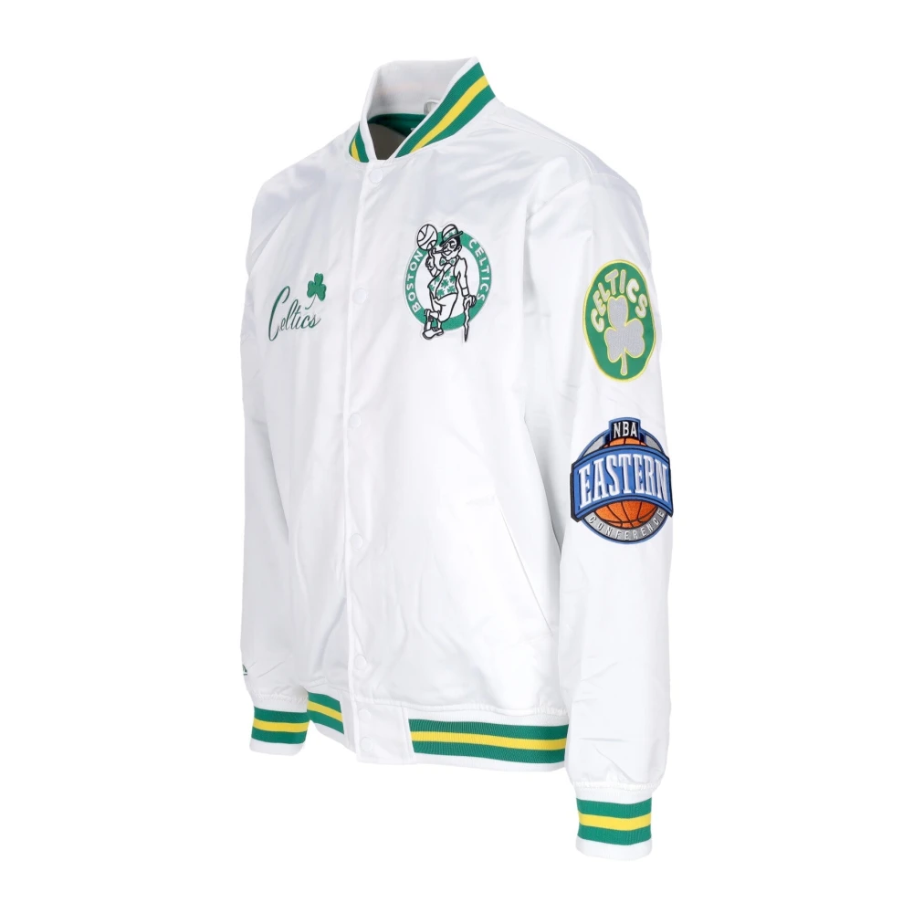 Mitchell & Ness NBA Hometown Bomberjack Wit White Heren