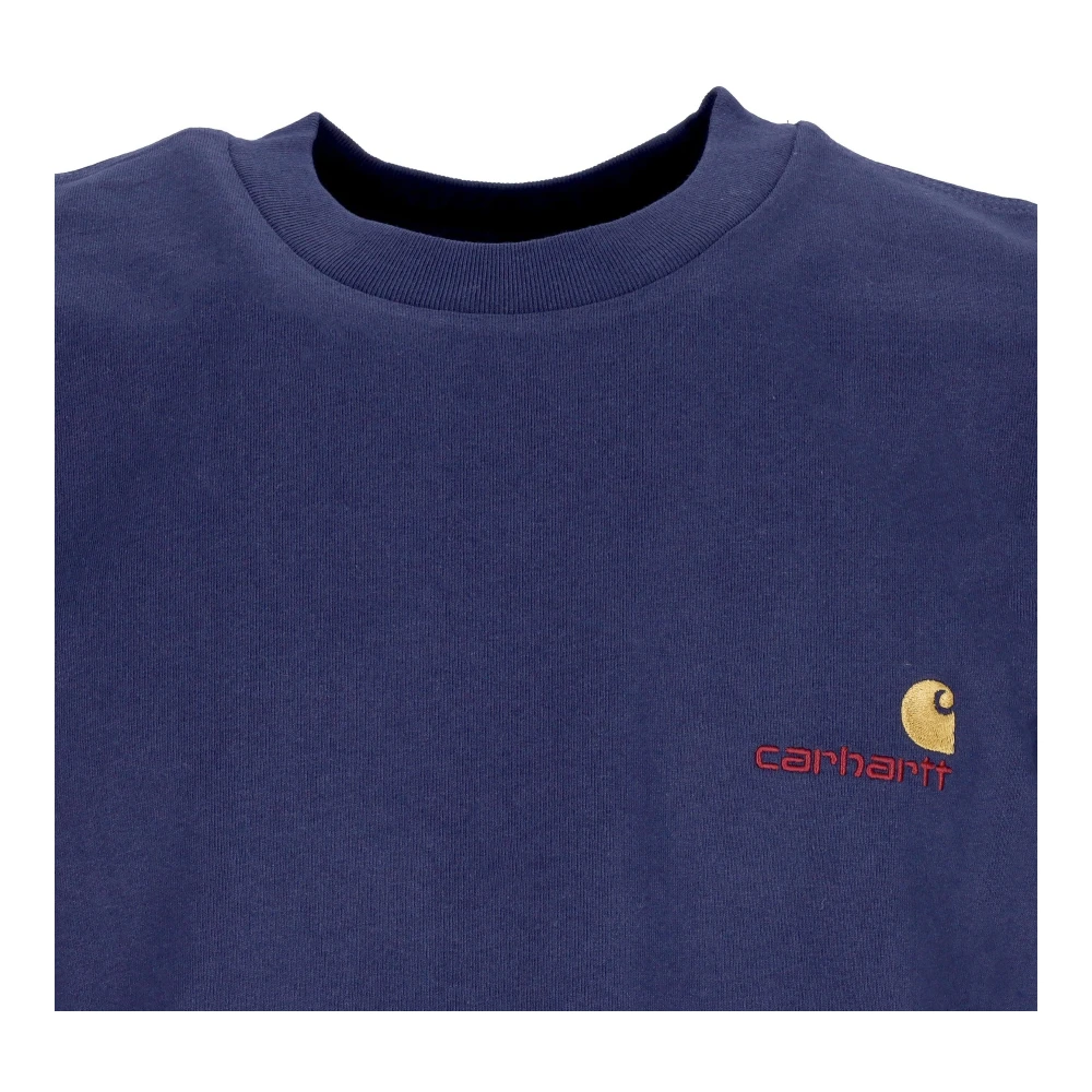 Carhartt WIP Script Tee Enzian Heren T-shirt Blue Heren