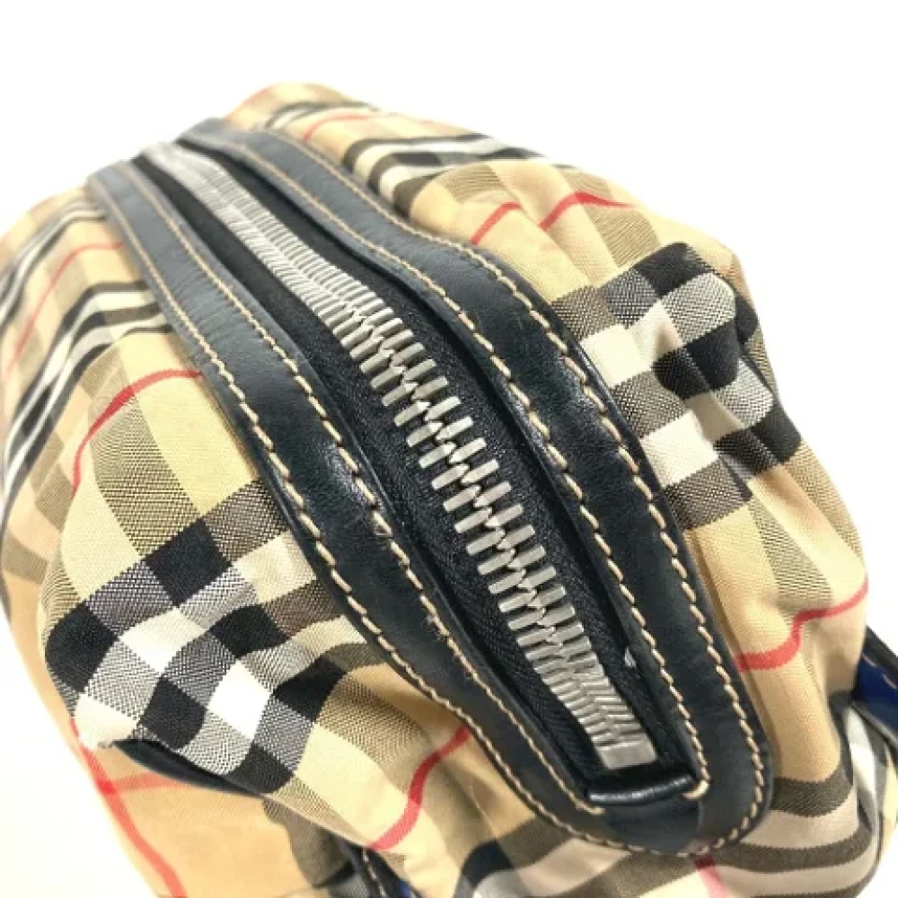 Burberry Vintage Pre-owned Leather clutches Beige Dames
