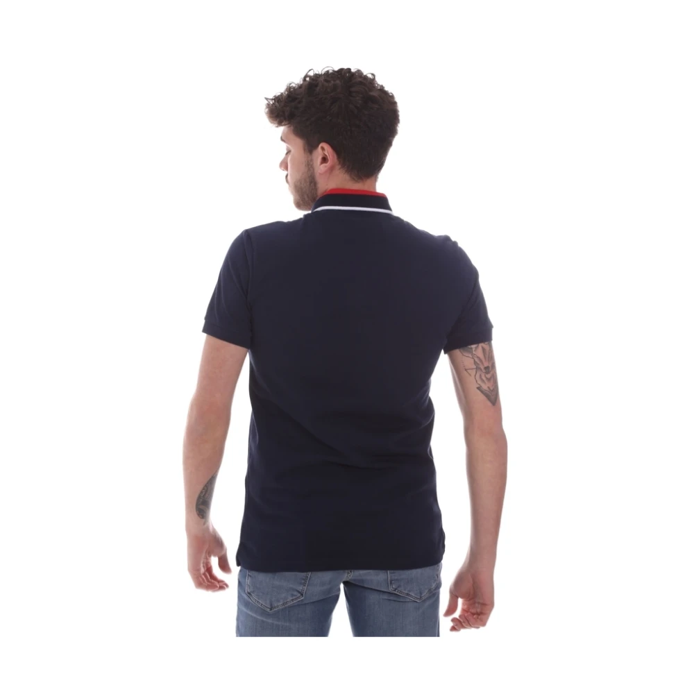 Gaudi Polo Shirt Blue Heren
