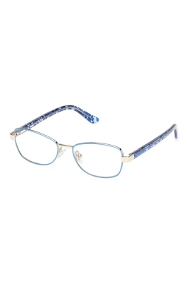 Navy Silver Glasögonbågar