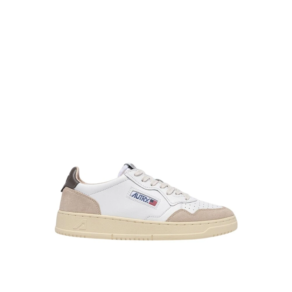 Autry White Sneakers, Male, 6 Uk, Medalist Low Trainers