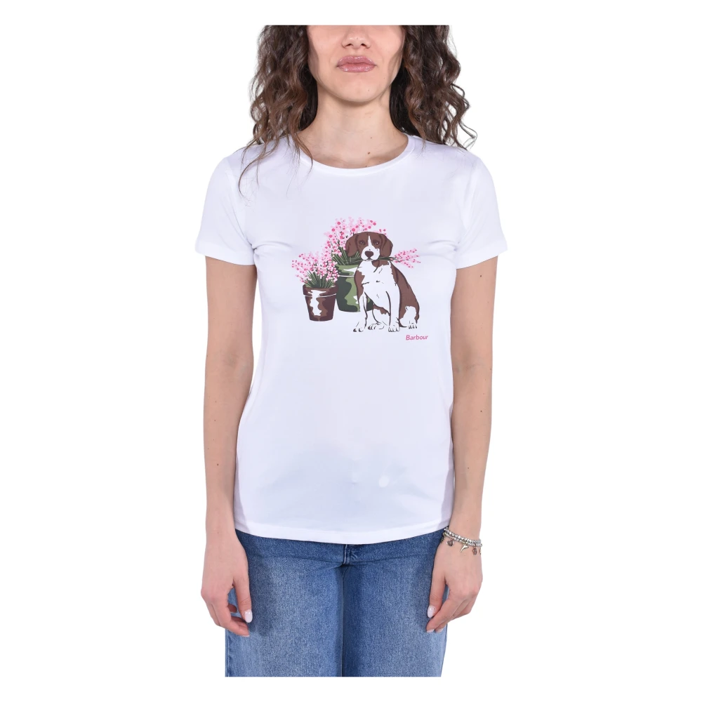 Barbour - Tops > T-Shirts - White - Barbour - Modalova