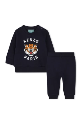 Blå Tiger Print Sportig Klänning