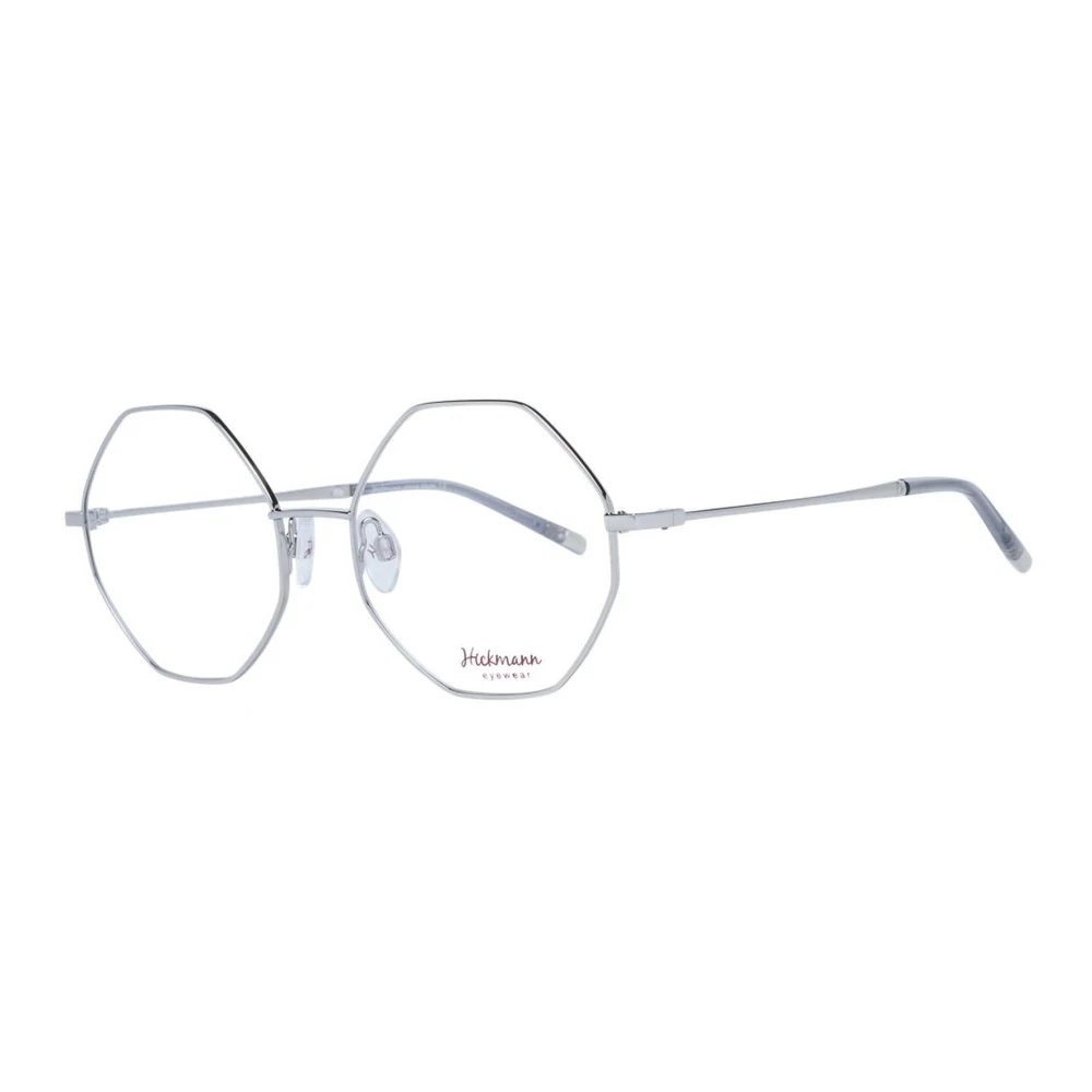 Ana Hickmann Zilveren Metalen Vierkante Optische Frames Gray Dames