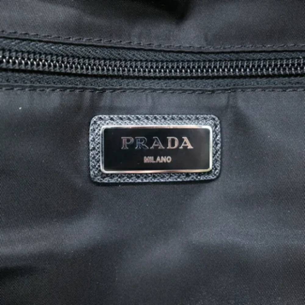 Prada Vintage Pre-owned Leather prada-bags Black Dames