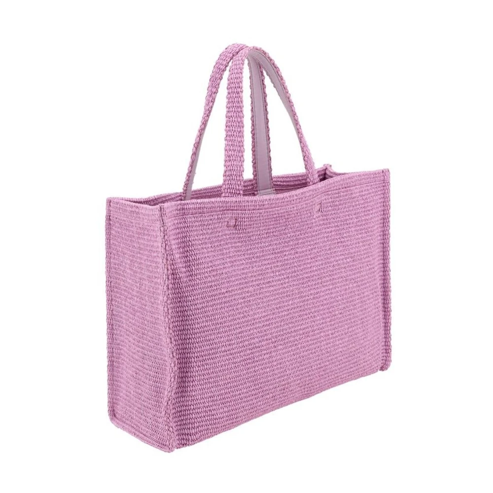 Givenchy Monogram Geometrische Raffia Schoudertas Purple Dames