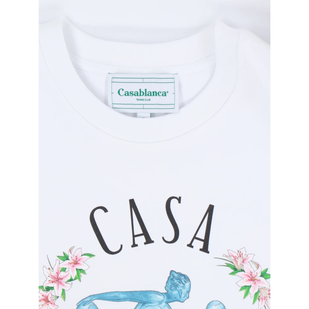 Casablanca Witte T-shirts en Polos White Heren