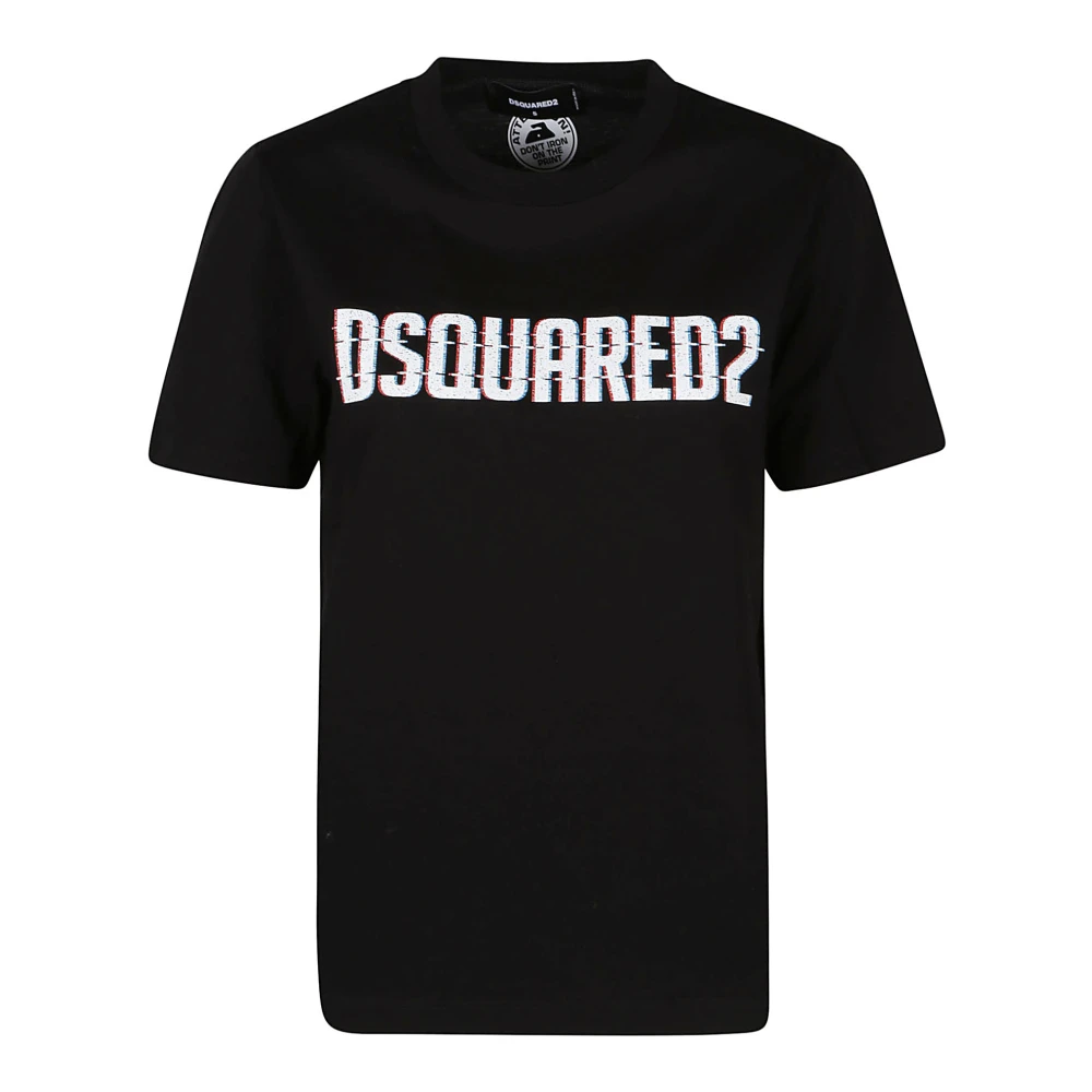 Dsquared2 Zwart Toy Fit T-Shirt Black Dames