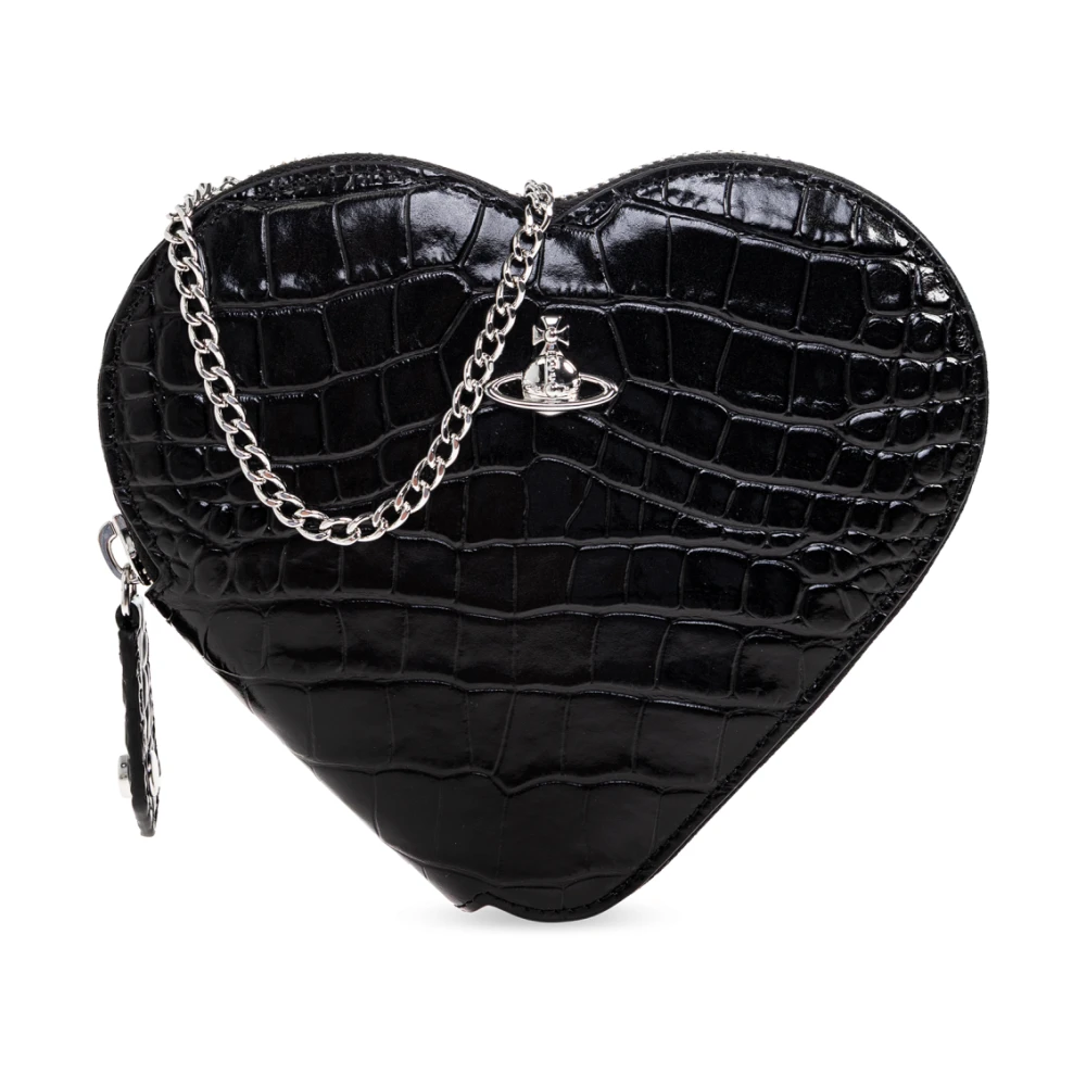 Vivienne Westwood Women's Black Heart Crossbody