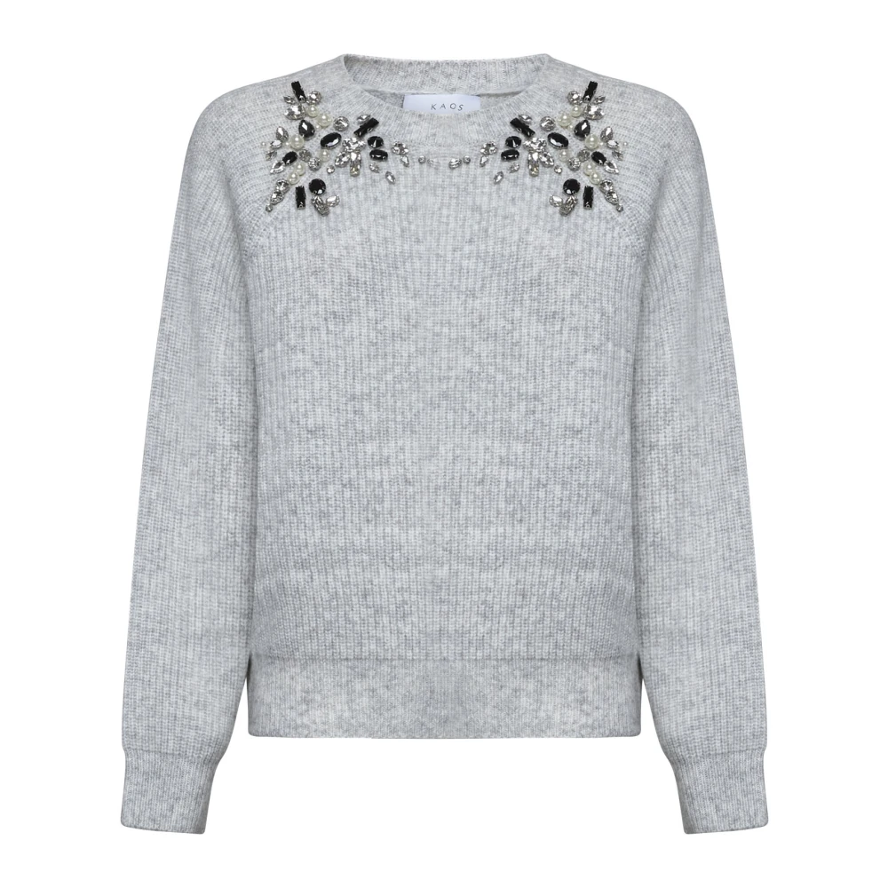 Kaos Lichtgrijze Sweaters Collectie Gray Dames