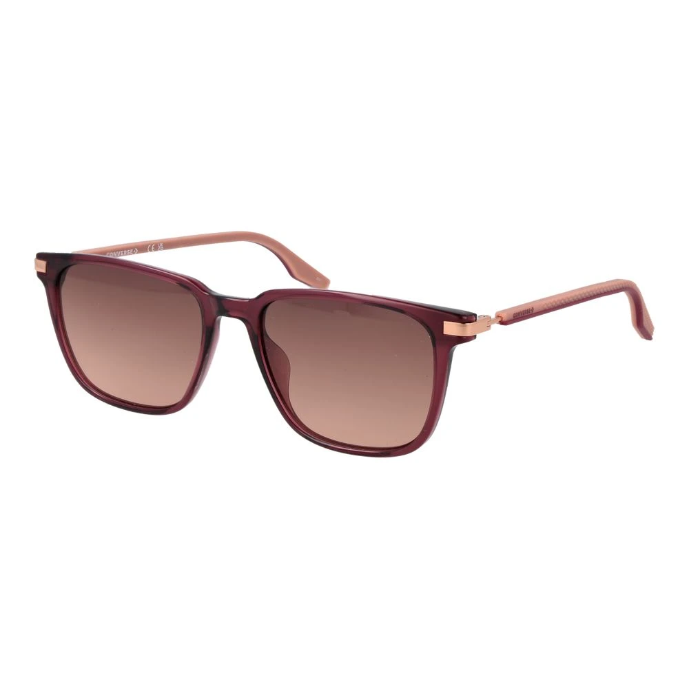 Converse Unisex Red Sunglasses, One Size, Square Rubber Sunglasses