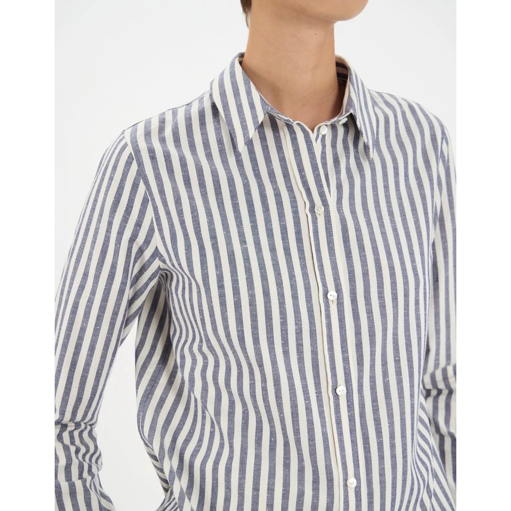 Ines De La Fressange Paris Martin katoenen overhemd Blue Dames