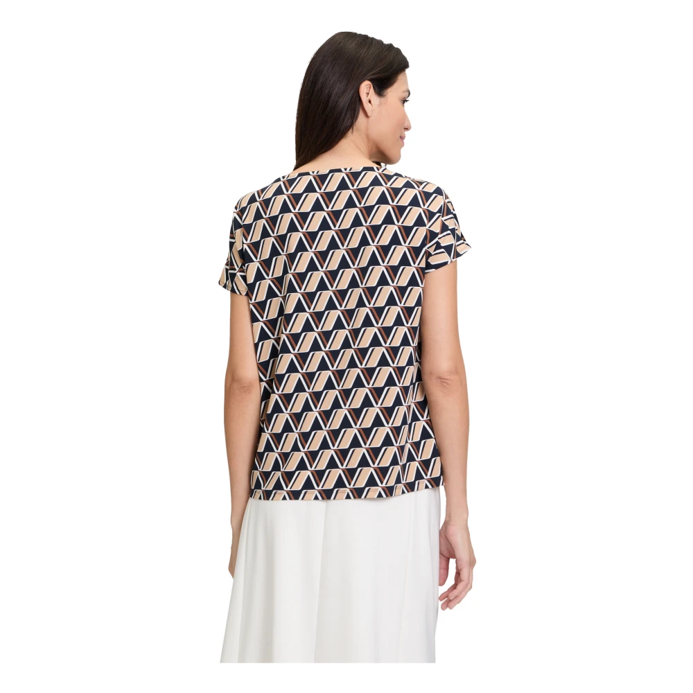 Betty Barclay Printshirt met Watervalhals Multicolor Dames