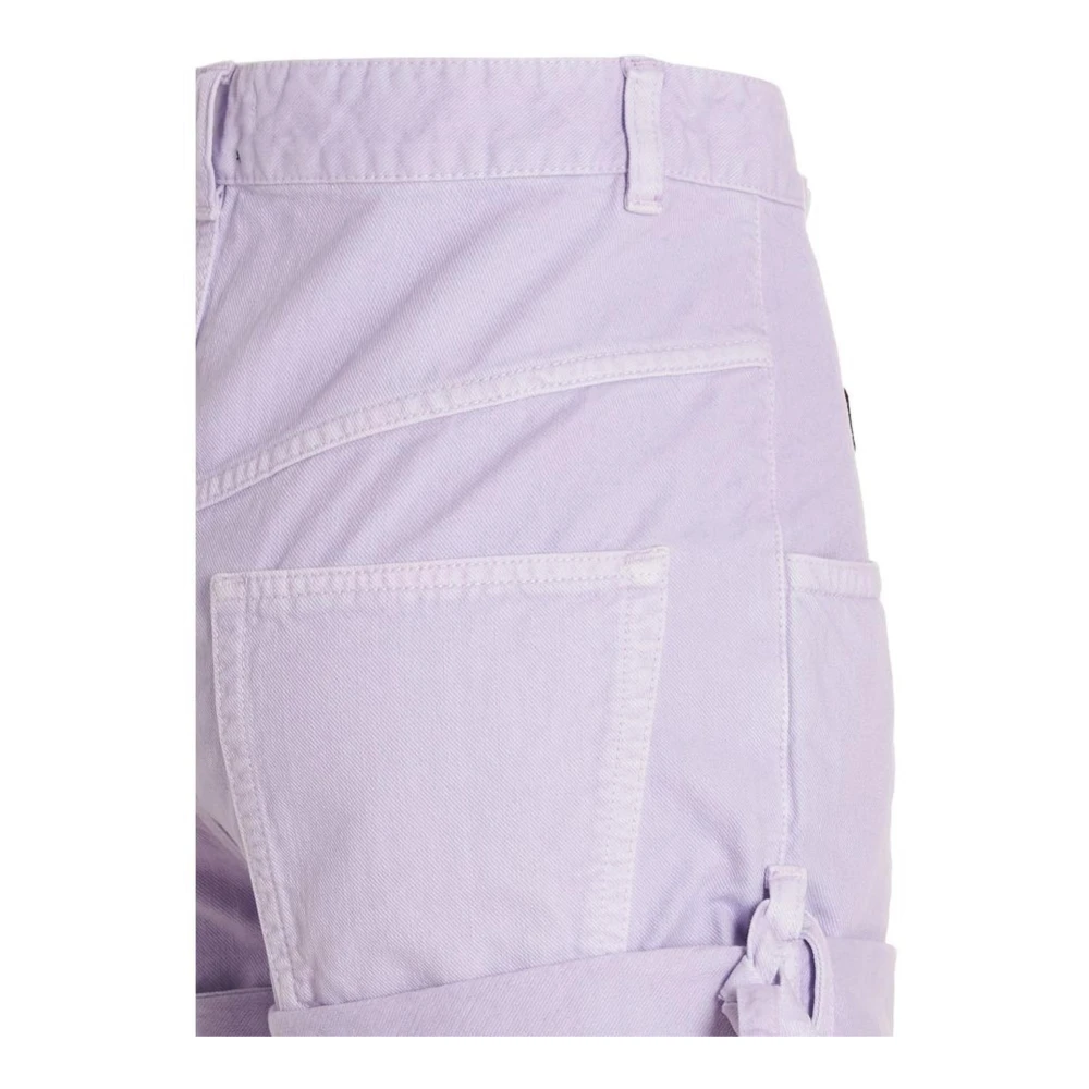 Isabel marant Flatterende op maat gemaakte shorts voor vrouwen Purple Dames