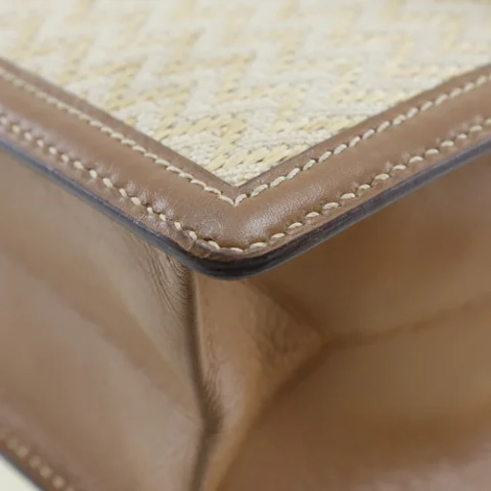 Hermès Vintage Pre-owned Canvas crossbody-bags Beige Dames