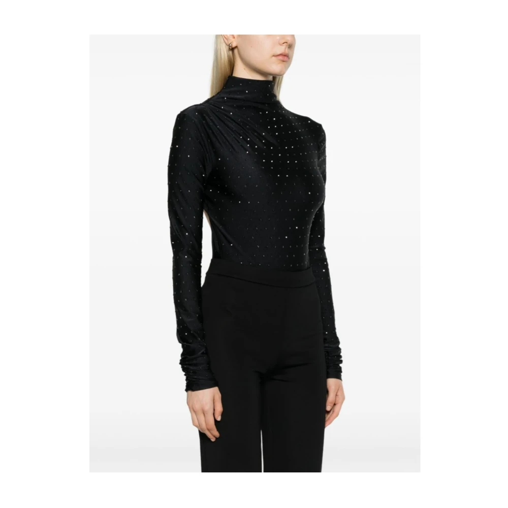Andamane Parker Bodysuit Tops Black Dames