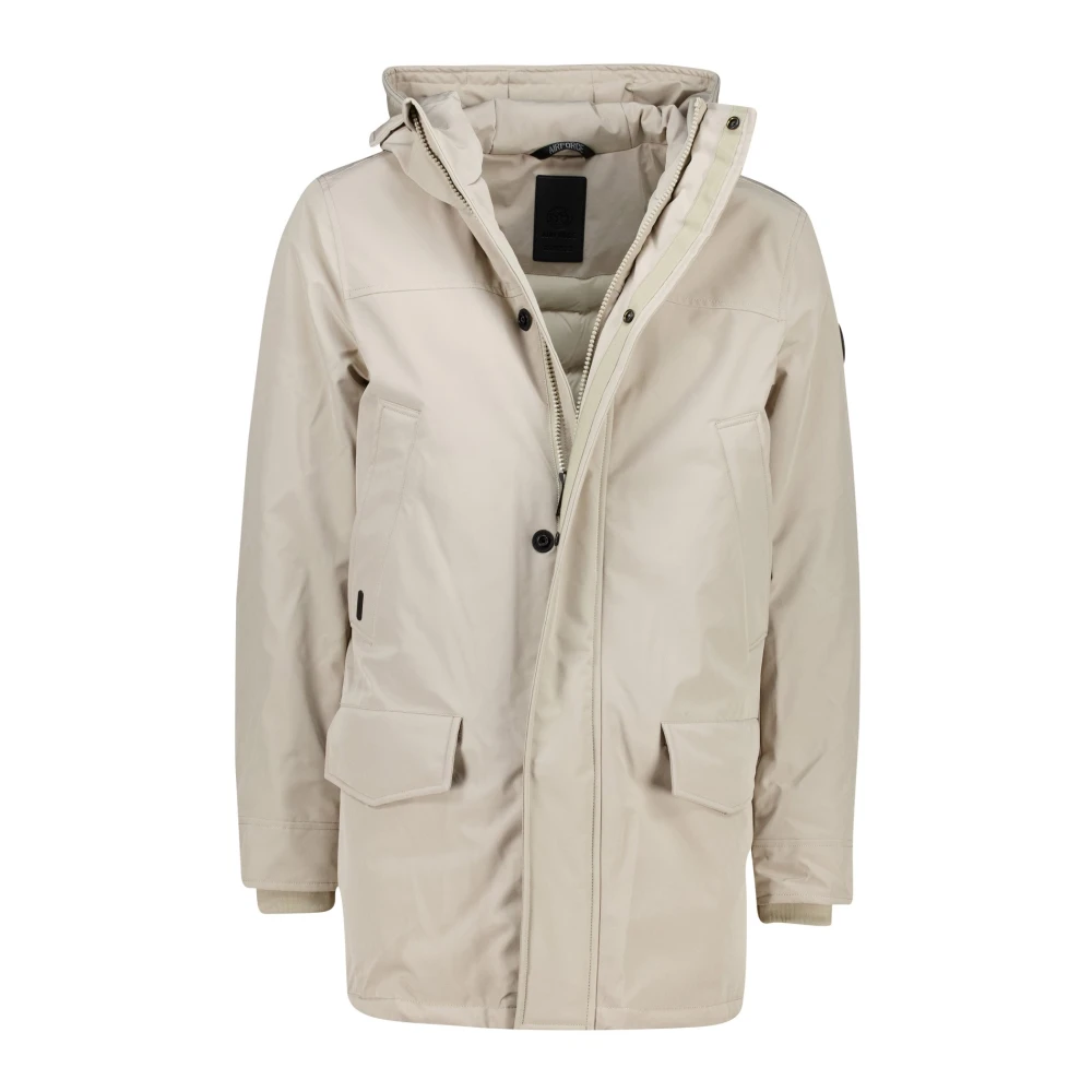 Airforce Beige Winterjas Beige Heren