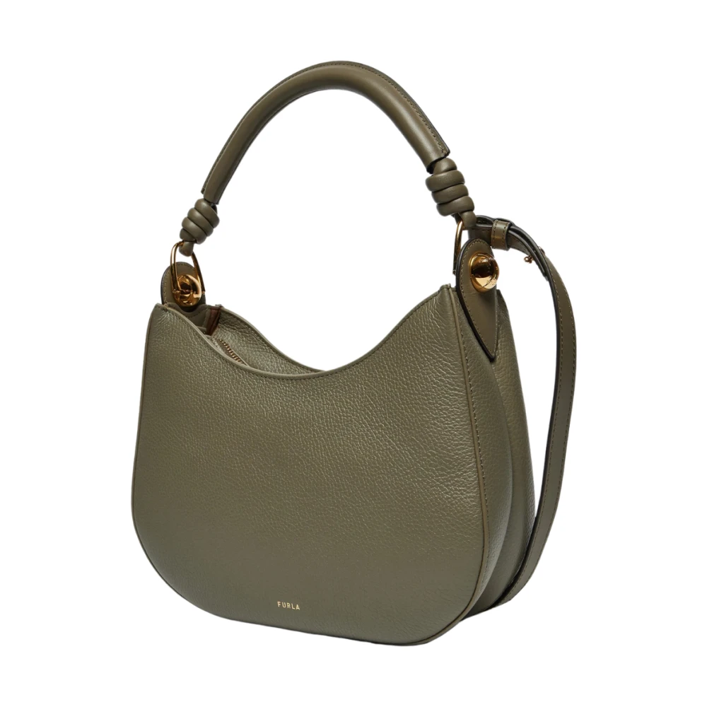 Furla Sage Hobo Tas Green Dames