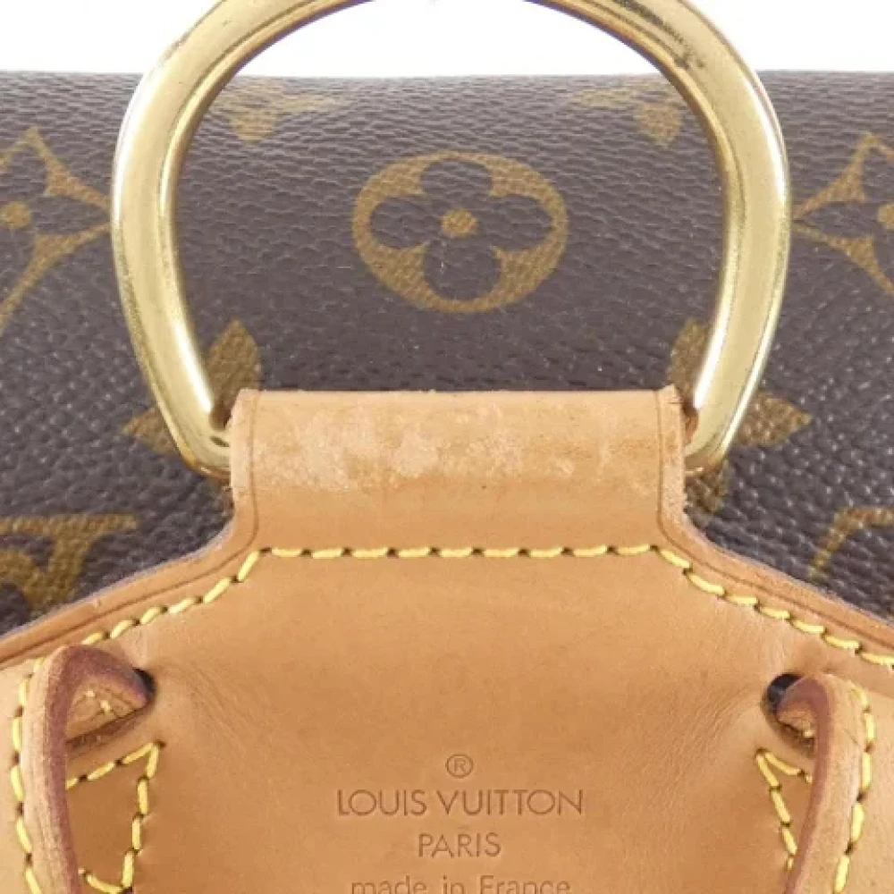 Louis Vuitton Vintage Pre-owned Canvas backpacks Brown Dames