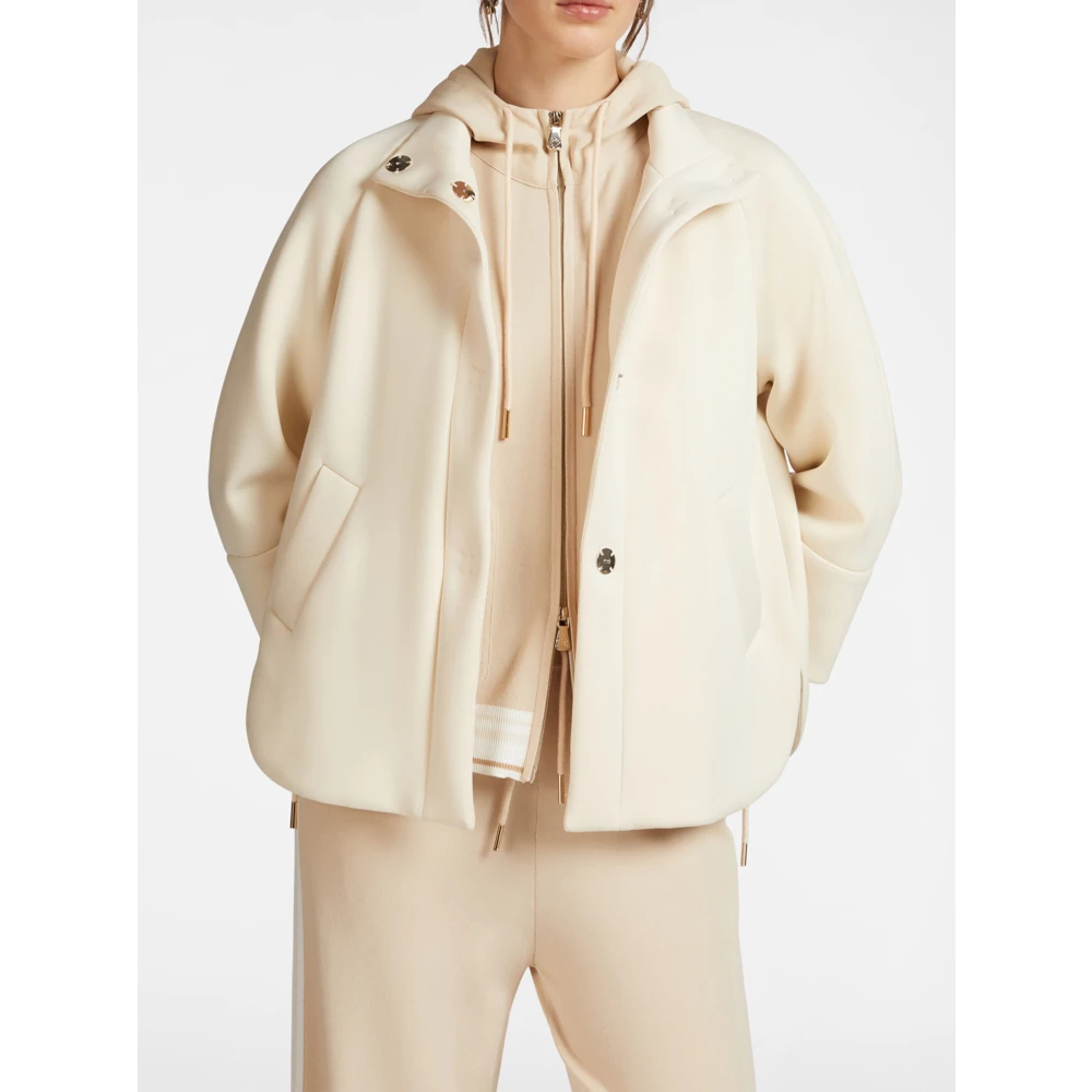 Elena Mirò Stijlvolle Jas voor Vrouwen Beige Dames