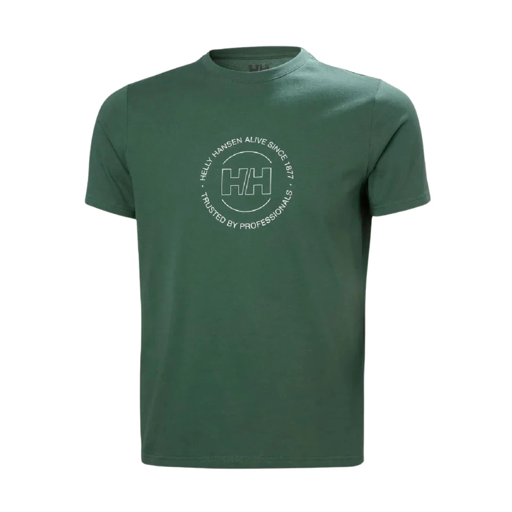 T-Shirt Helly Hansen 54599 390 Uomo Verde Extra Grande - Immagine 3