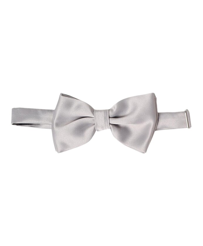 papillon-en-soie-gris-uni