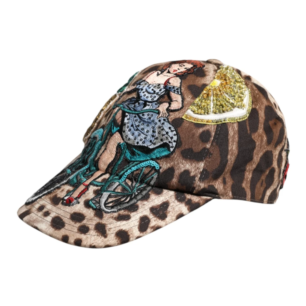 Dolce & Gabbana Unisex Multicolor Hats & Caps, One Size, Sicily Baseball Cap