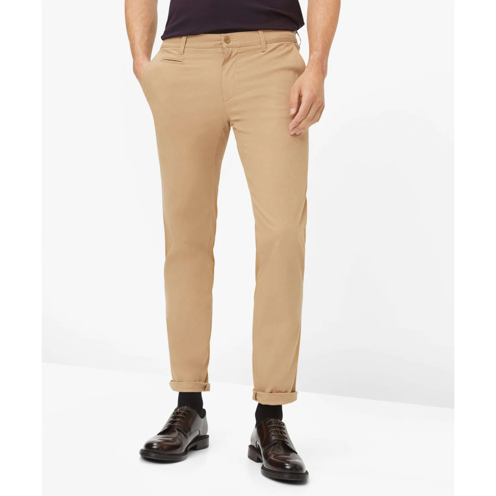 BRAX Slim Chino Style Fabio In Brown Heren